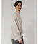 MIX MOULINE CREW-NECK KNIT