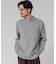 MIX MOULINE CREW-NECK KNIT