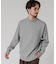MIX MOULINE CREW-NECK KNIT
