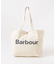 Barbour　logo tote bag