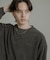 ニットフリースクルーネックプルオーバー