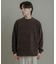 ニットフリースクルーネックプルオーバー