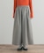 9分丈ワイドギャザーパンツ