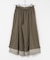 9分丈ワイドギャザーパンツ