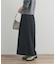 9分丈ワイドギャザーパンツ
