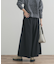 9分丈ワイドギャザーパンツ