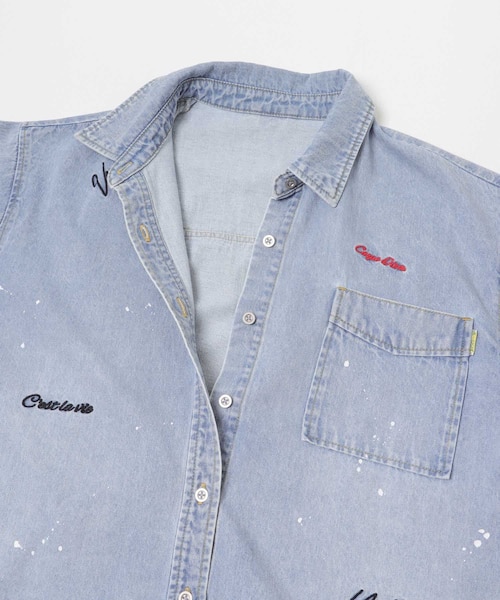 別注』PICCADILLY×URBAN RESEARCH 刺繍デニムシャツ｜アーバンリサーチ