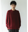畦ニット クルーネックプルオーバー
