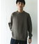 畦ニット クルーネックプルオーバー