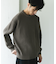 畦ニット クルーネックプルオーバー