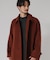 WOOL BEAVER BELTED COAT