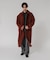 WOOL BEAVER BELTED COAT