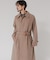 WOOL BEAVER BELTED COAT