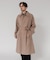 WOOL BEAVER BELTED COAT