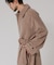 WOOL BEAVER BELTED COAT