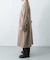 WOOL BEAVER BELTED COAT