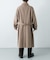 WOOL BEAVER BELTED COAT