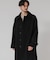 WOOL BEAVER BELTED COAT