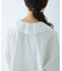 コットンフリルカラーシャツ