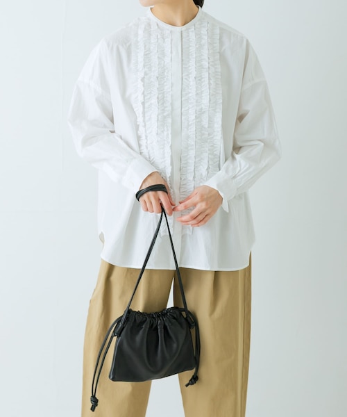 コットンフリルワイドシャツ｜アーバンリサーチの通販｜&mall（アンド