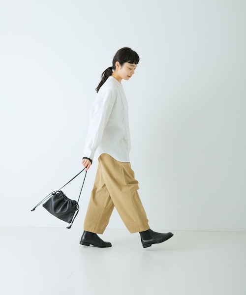 コットンフリルワイドシャツ｜アーバンリサーチの通販｜&mall（アンド