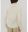 クロシェレースニットシャツ