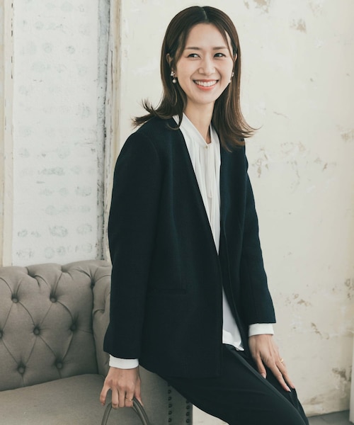 ツィードVネックロングジャケット｜アーバンリサーチの通販｜&mall