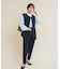 『WEB／一部店舗限定』『SHORT／TALLサイズあり』ペプラムジレ+テーパードパンツ