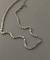 ステンレスリーフモチーフチェーンネックレス