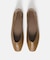 スクエアトウセンターシームフラットシューズ
