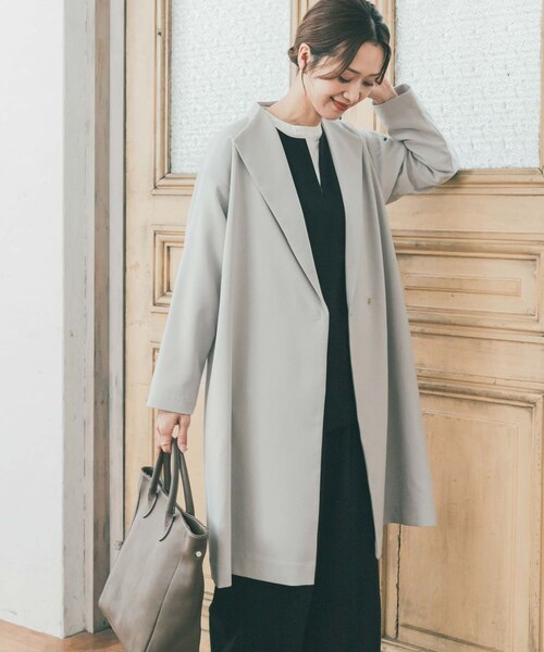 WEB限定』ダブルクロスガウンコート｜アーバンリサーチの通販｜&mall