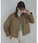 異素材衿ショートジャケット