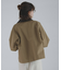異素材衿ショートジャケット