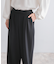 ストレッチツイルタックストレートパンツ