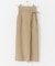 リネンライクハイウエストラップスカート