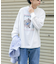 FORK&SPOON　グラフィックプリントロングスリーブTシャツ
