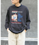 FORK&SPOON　グラフィックプリントロングスリーブTシャツ