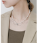 ハートレイヤードパールマンテルネックレス