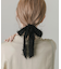 シアーフリンジリボンヘアカフ