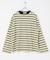 ベロアボーダーTシャツ