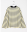 ベロアボーダーTシャツ