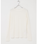 リネン混シアーロングスリーブTシャツ