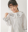 『150サイズあり』フリルカラー刺繍ブラウス(KIDS)
