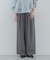 ダブルタックワイドイージーパンツ