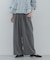 ダブルタックワイドイージーパンツ