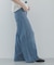 リヨセルコットンドロストワイドデニム