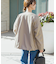 撥水中綿ノーカラーコート