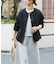 撥水中綿ノーカラーコート