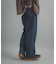 ジャガードデニムストレートパンツ