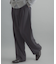 ダブルタックワイドパンツ